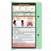 WhiteCoat Clipboard® - Mint Respiratory Edition